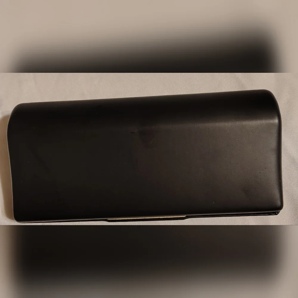 Boss By Hugo Boss Black Hard Clamshell Eyeglasses Case
